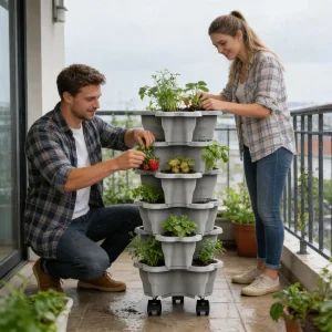 Potager balcon Vertical 6 bacs