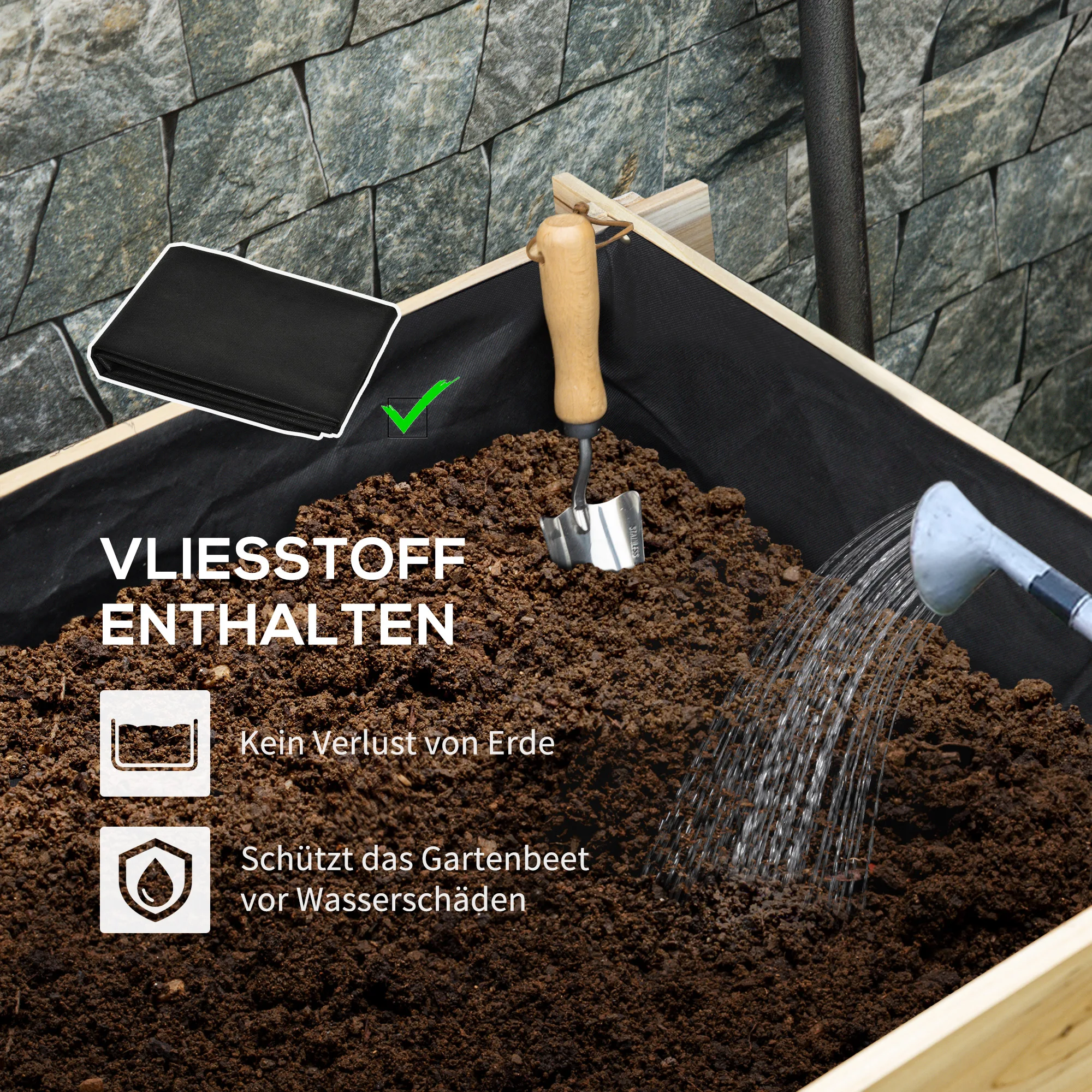 Potager carré bois escalier – Image 6